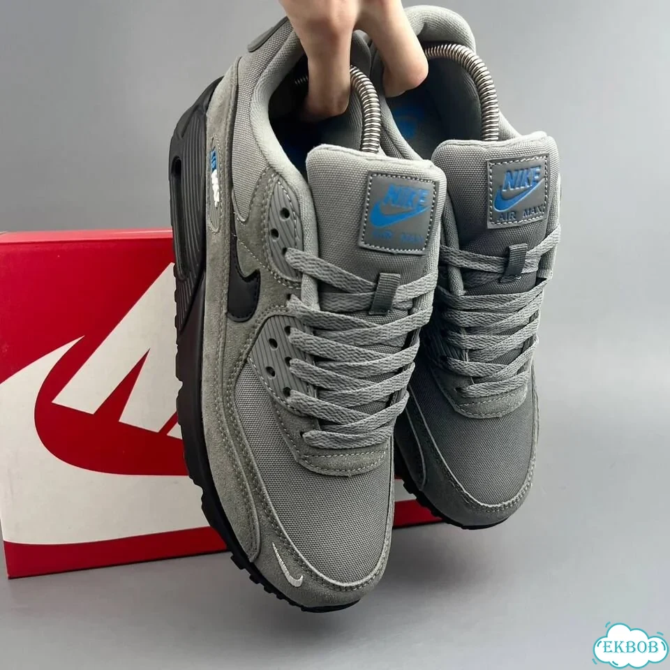 Nike Air Max 90 Grey Black фото 4