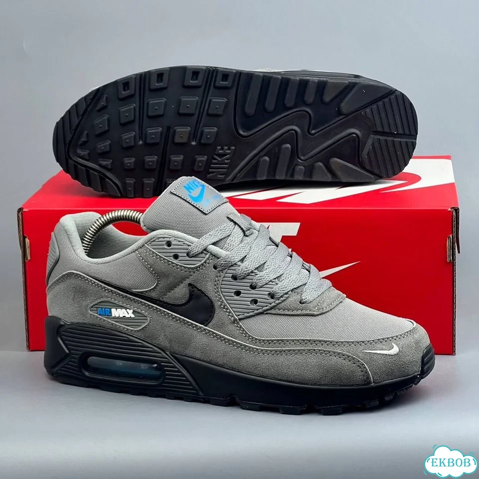 Nike Air Max 90 Grey Black фото 8