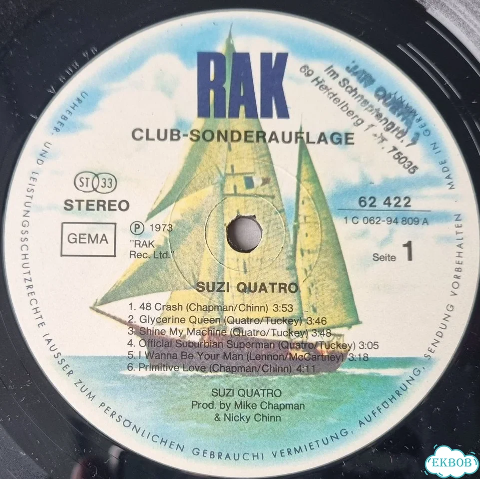 Suzi quatro - suzi quatro / 1973 germany HOL фото 4