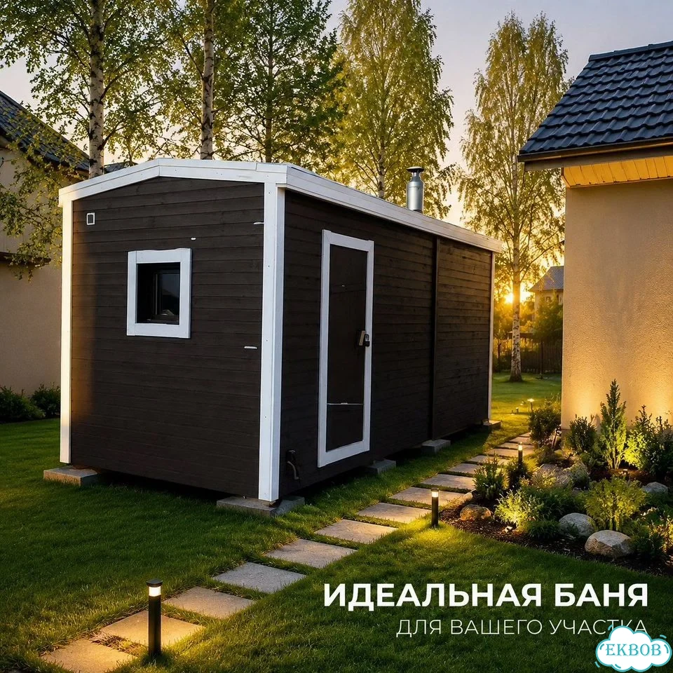 Каркасная баня под ключ Готовая баня фото 1