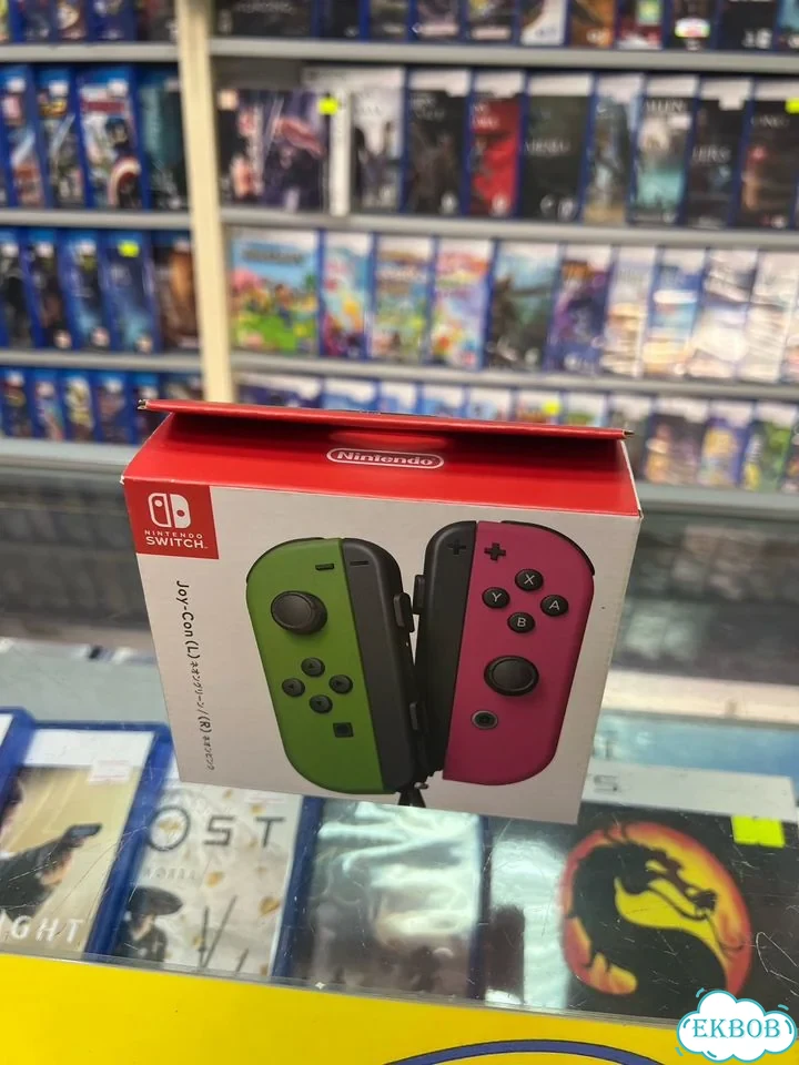 Nintendo Switch Joy Con neon (Green / Pink) фото 2