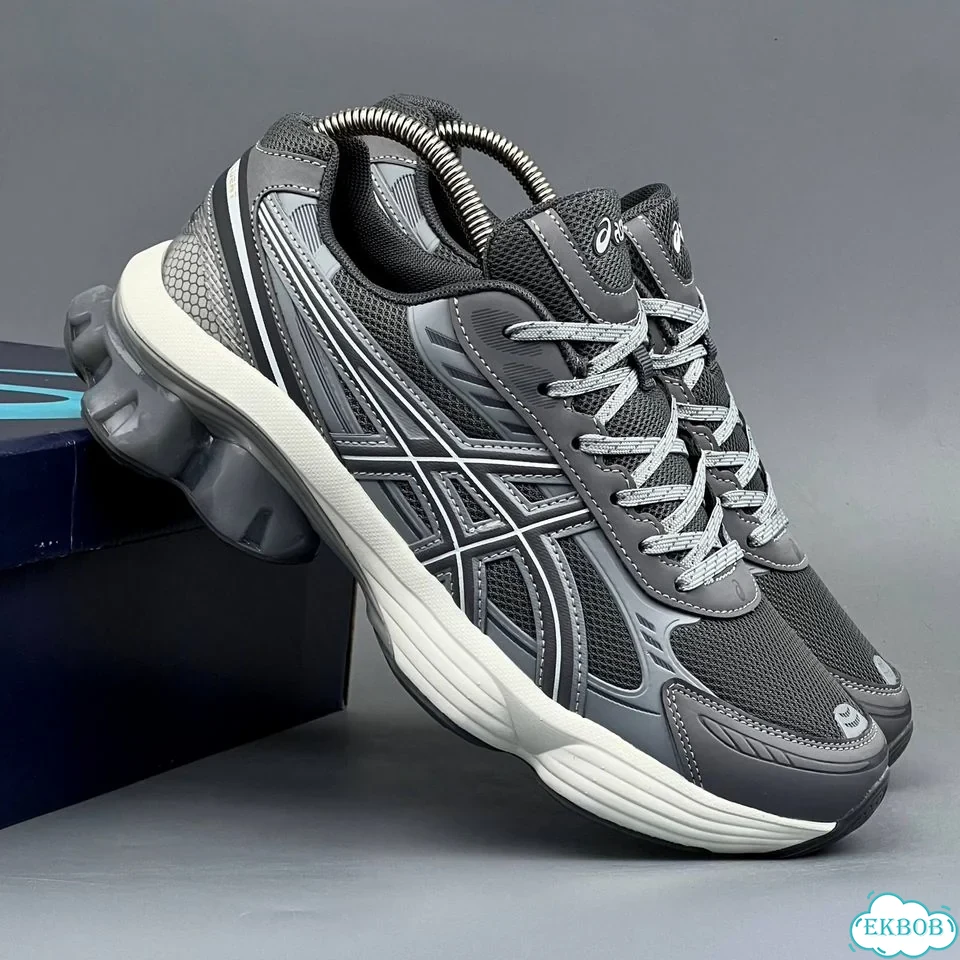 Кроссовки Asics Gel Kinetic Fluent серые фото 1