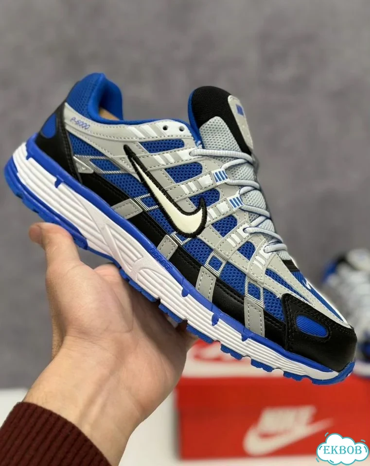 Кроссовки nike P6000 синие фото 1