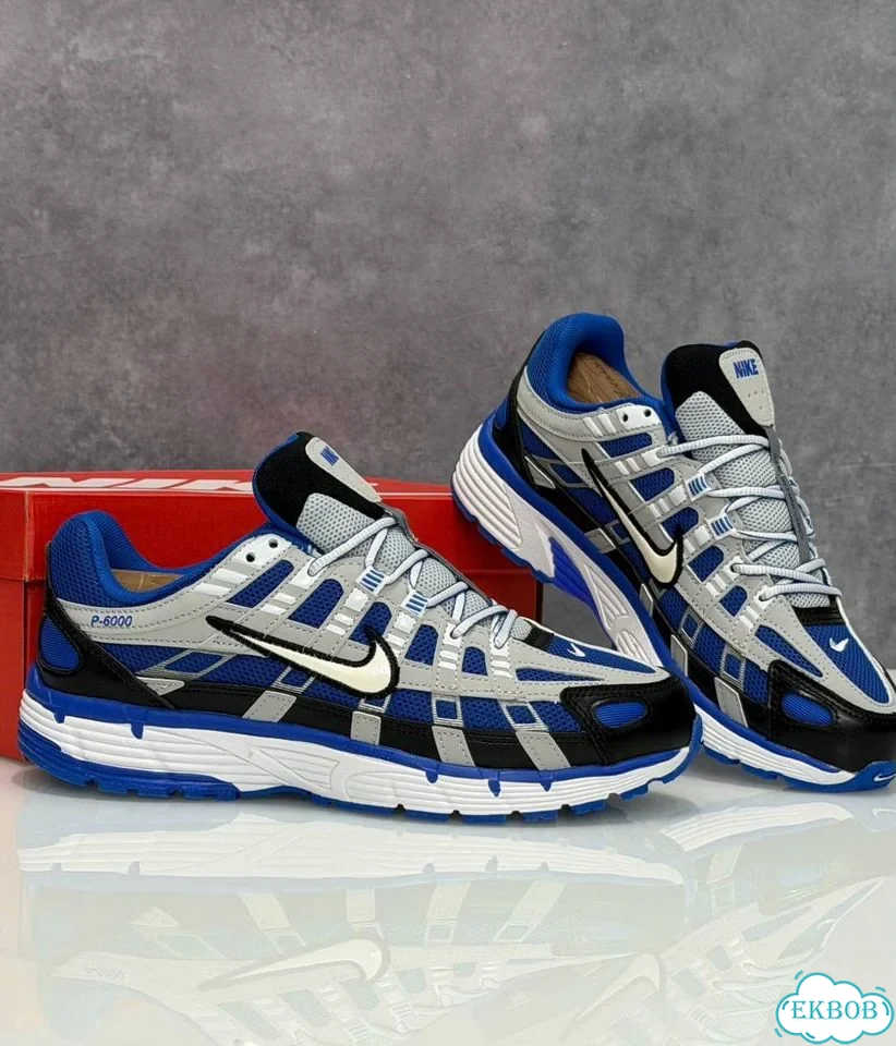 Кроссовки nike P6000 синие фото 2