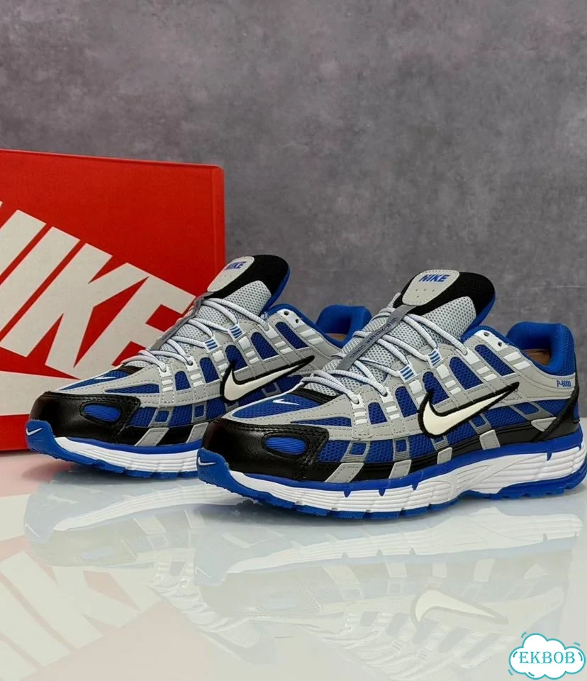 Кроссовки nike P6000 синие фото 3