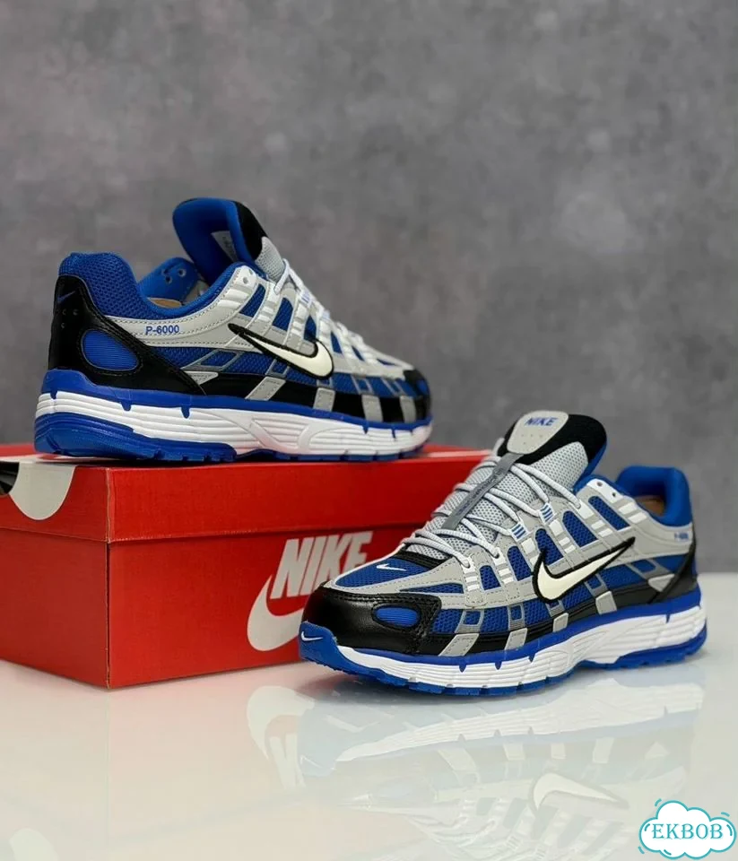Кроссовки nike P6000 синие фото 5