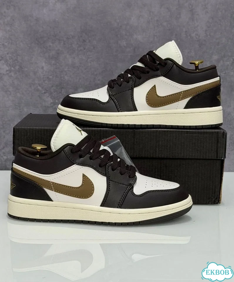 Nike Jordan 1 коричневые 37-45 фото 3