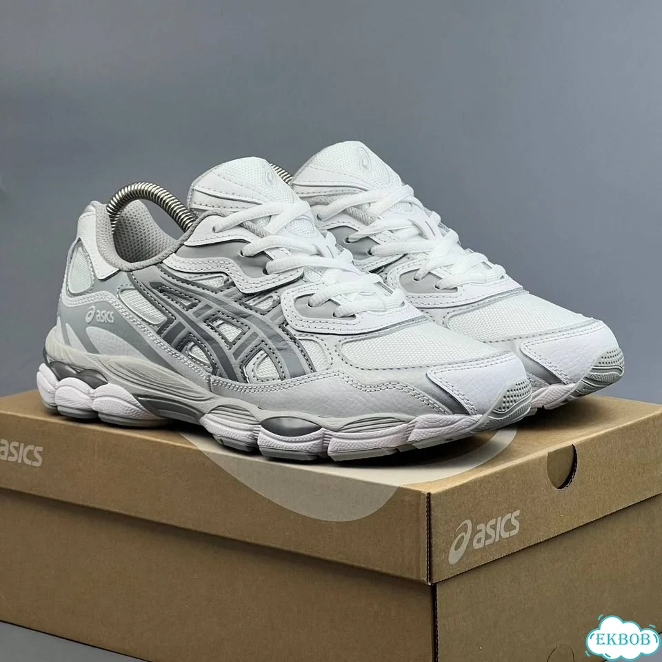 Asics Gel NYC White Grey фото 1