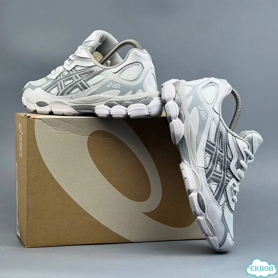 Asics Gel NYC White Grey фото 3