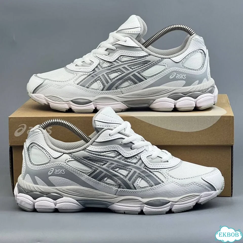 Asics Gel NYC White Grey фото 4