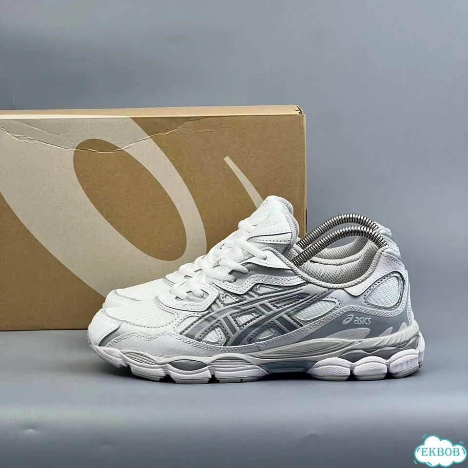 Asics Gel NYC White Grey фото 6