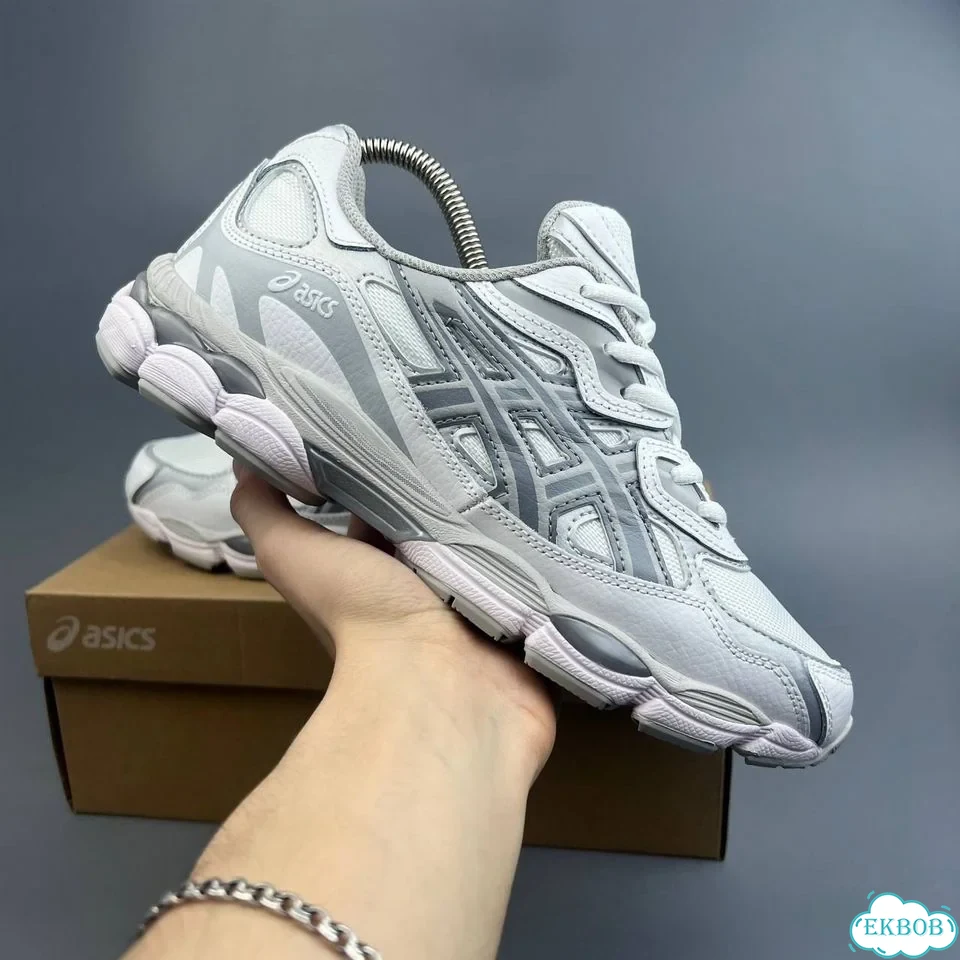 Asics Gel NYC White Grey фото 7