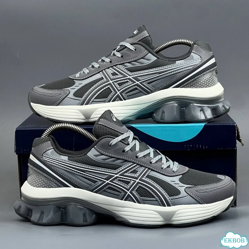 Asics Gel Kinetic Fluent Grey White фото 8