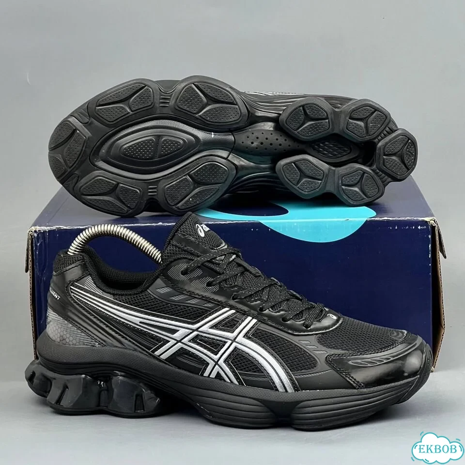 Asics Gel Kinetic Fluent Black Grey фото 4