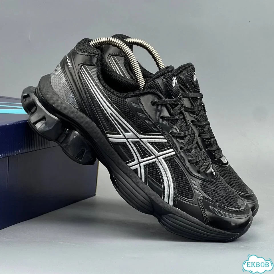 Asics Gel Kinetic Fluent Black Grey фото 5