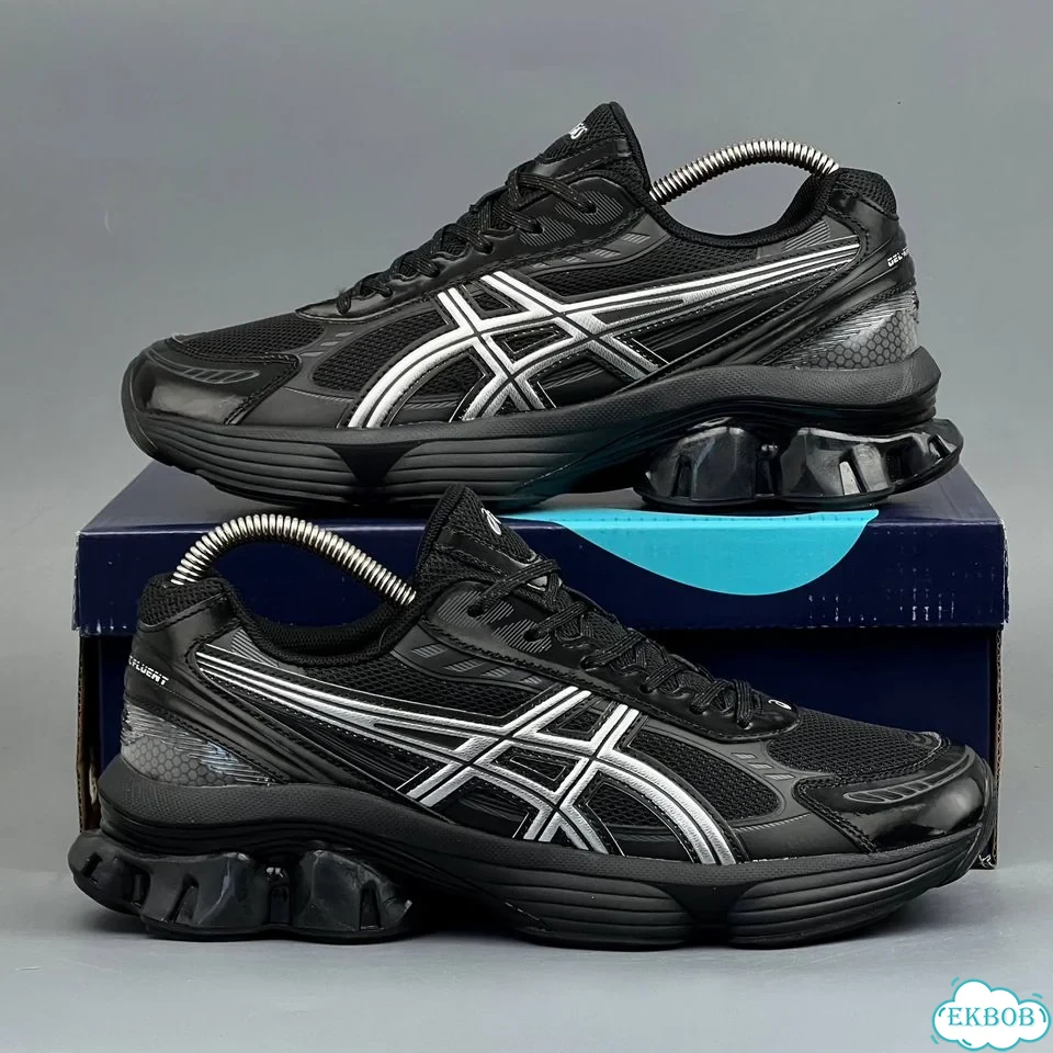 Asics Gel Kinetic Fluent Black Grey фото 6