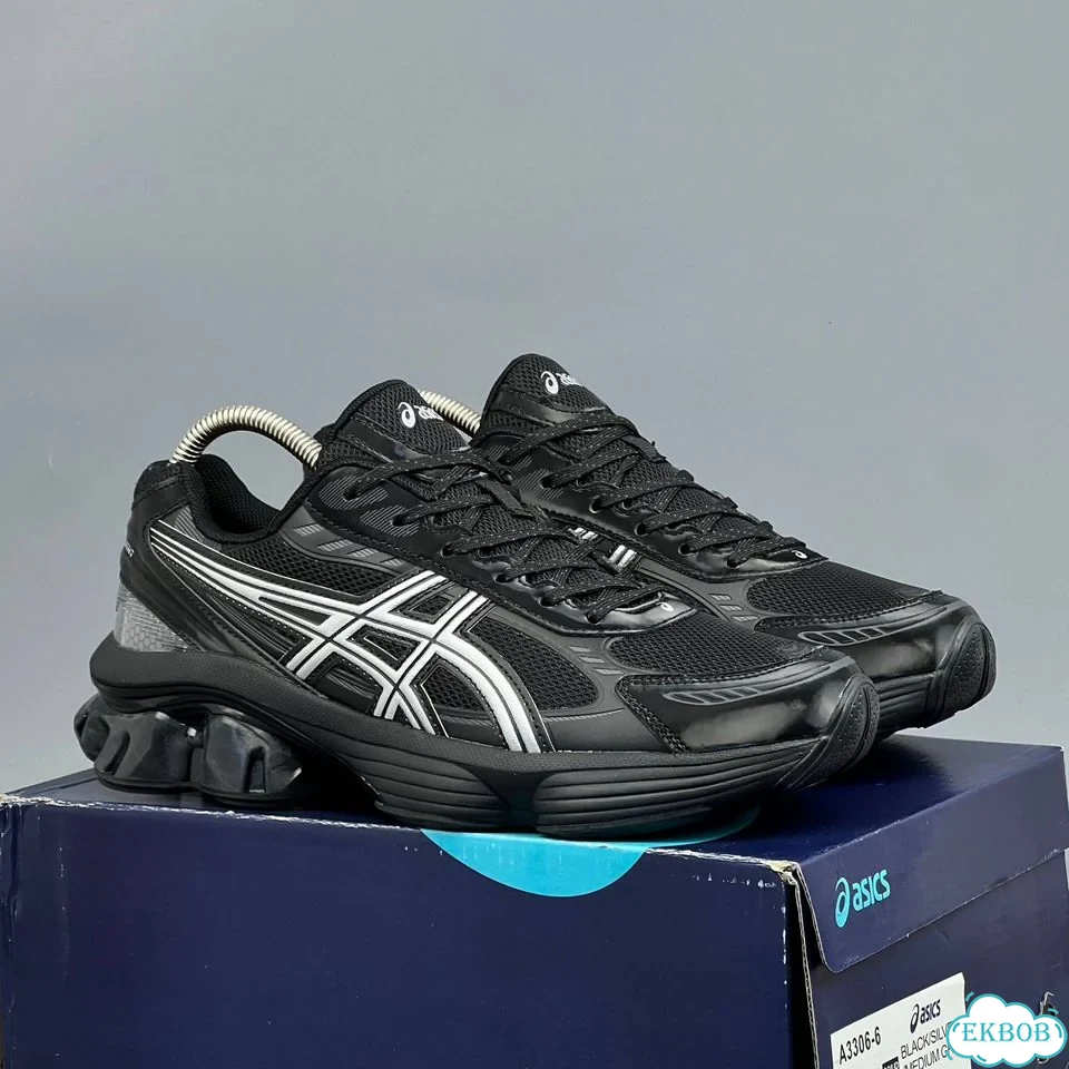 Asics Gel Kinetic Fluent Black Grey фото 8