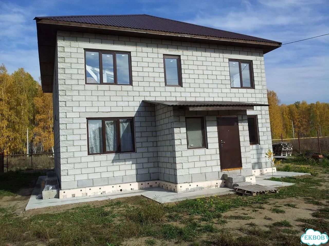 Дом из Газоблока / Строительство дома из Газобетона фото 4