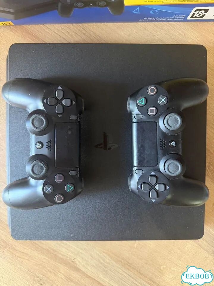 Sony playstation 4 slim 1tb 2 джойстика фото 6