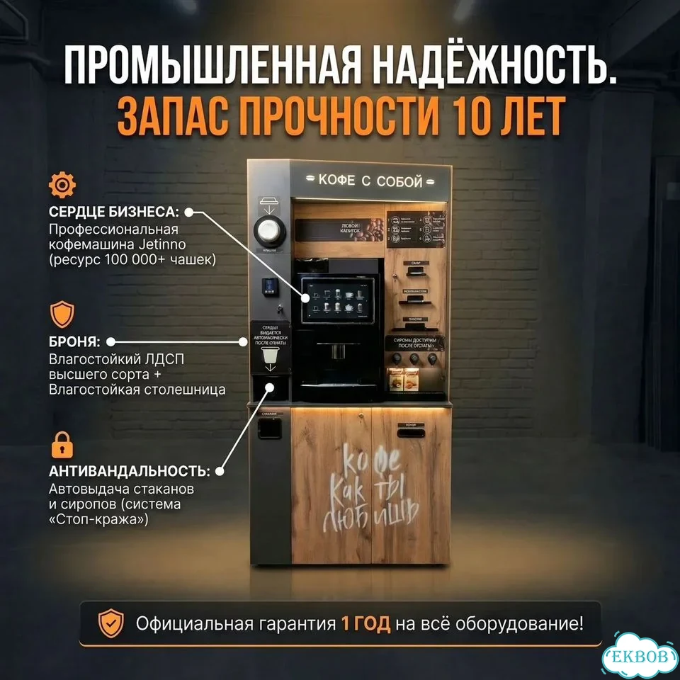 Кофейный автомат под ключ (производство) фото 2