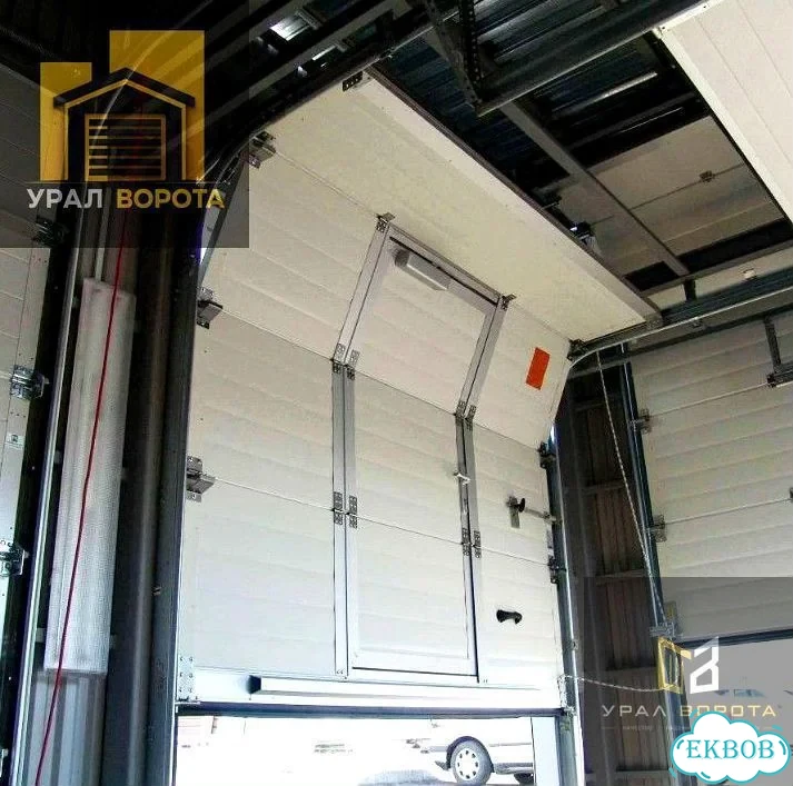Секционные ворота 3000х3500 фото 7