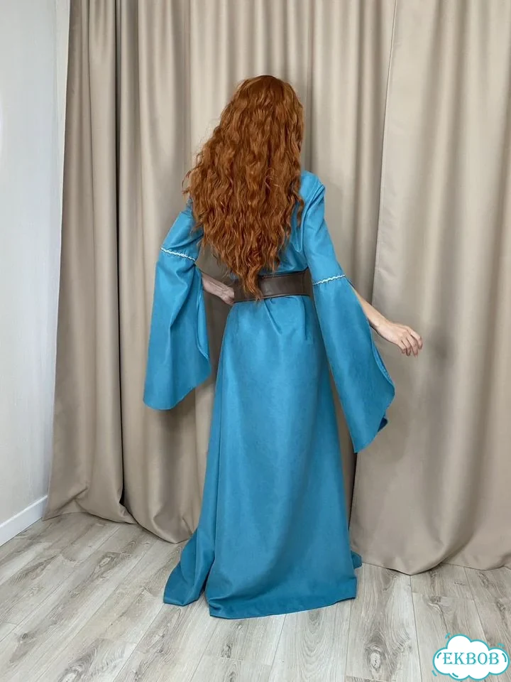 Эльфийское платье косплей фото 5