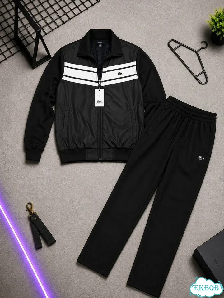 Спортивный костюм Lacoste черный фото 1