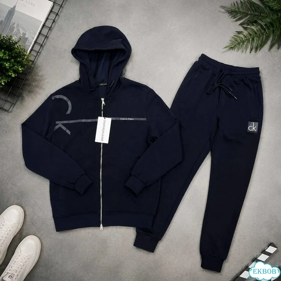 Спортивный костюм Calvin Klein цвет темно синий фото 1