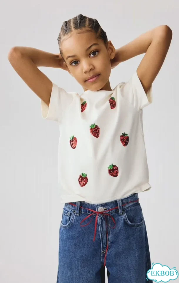 Футболка для девочки 122/128 h&m фото 3