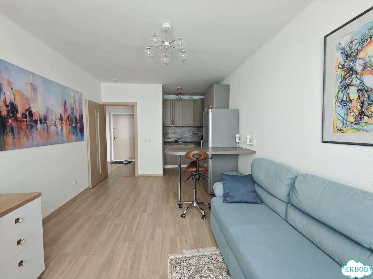 1-к. квартира, 37,3 м², 19/25 эт. фото 4
