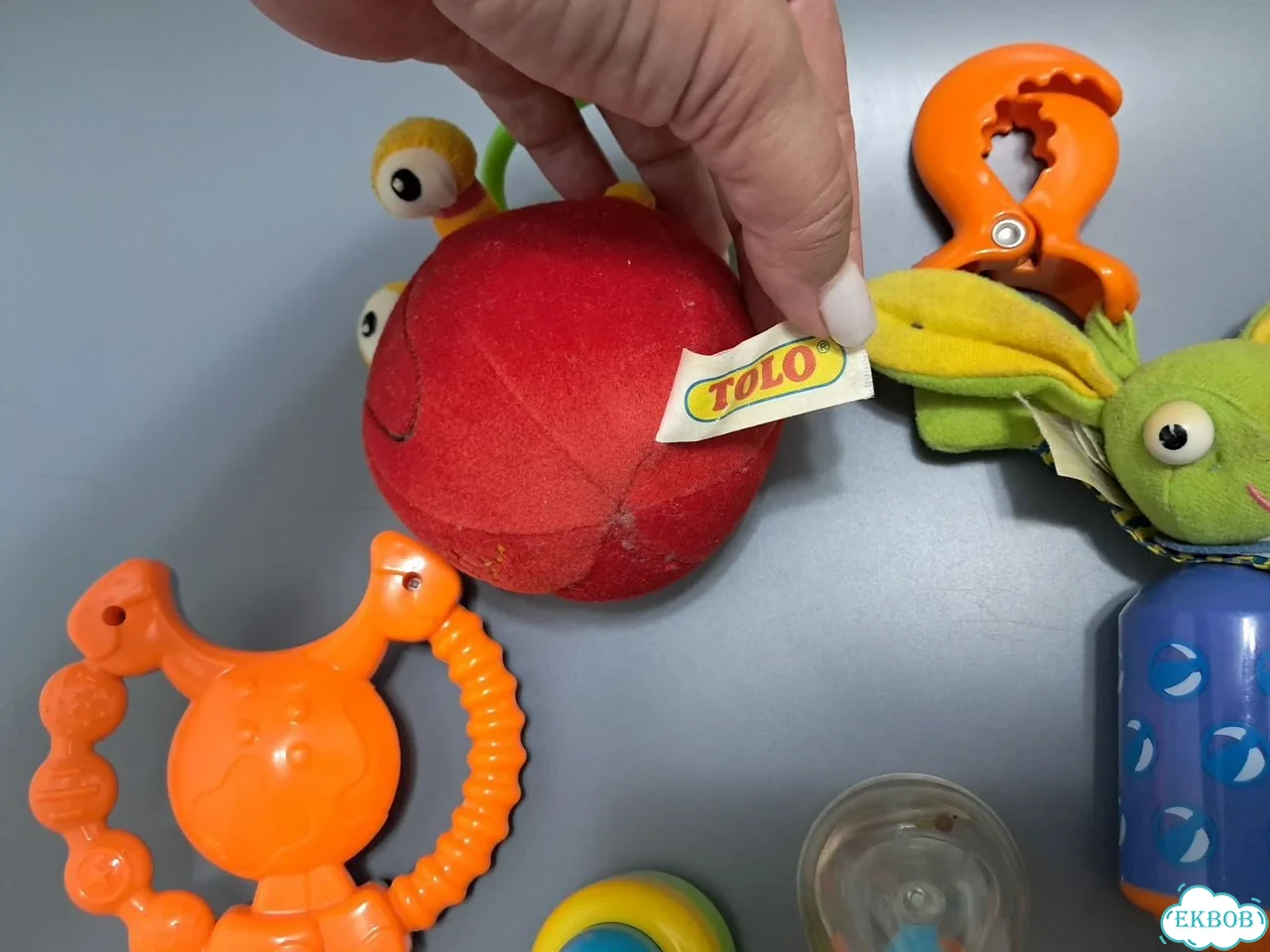 Игрушки погремушки для малыша пакетом фото 4