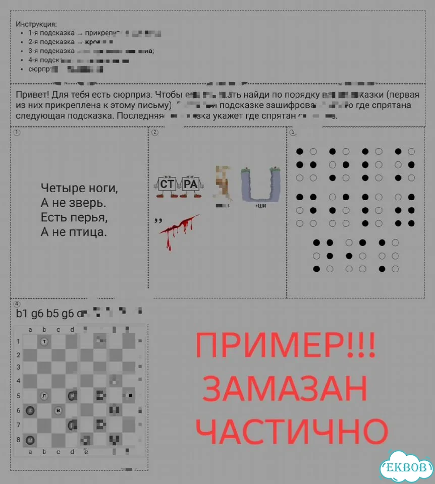 Квест по поиску подарка на заказ фото 2