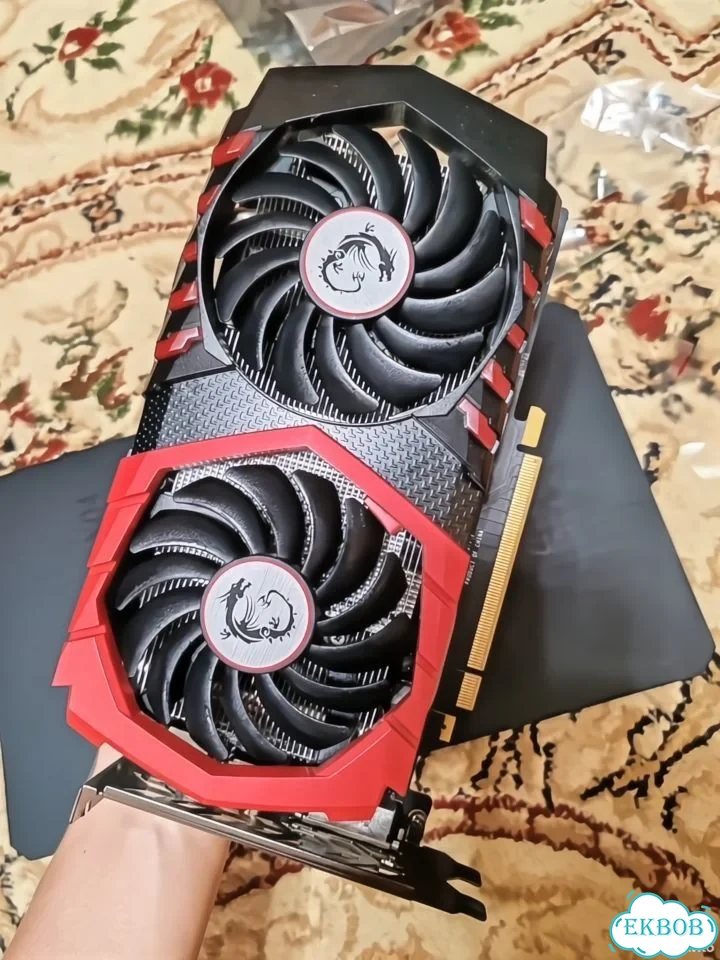 MSI Geforce GTX 1050 Ti gaming X 4G фото 1