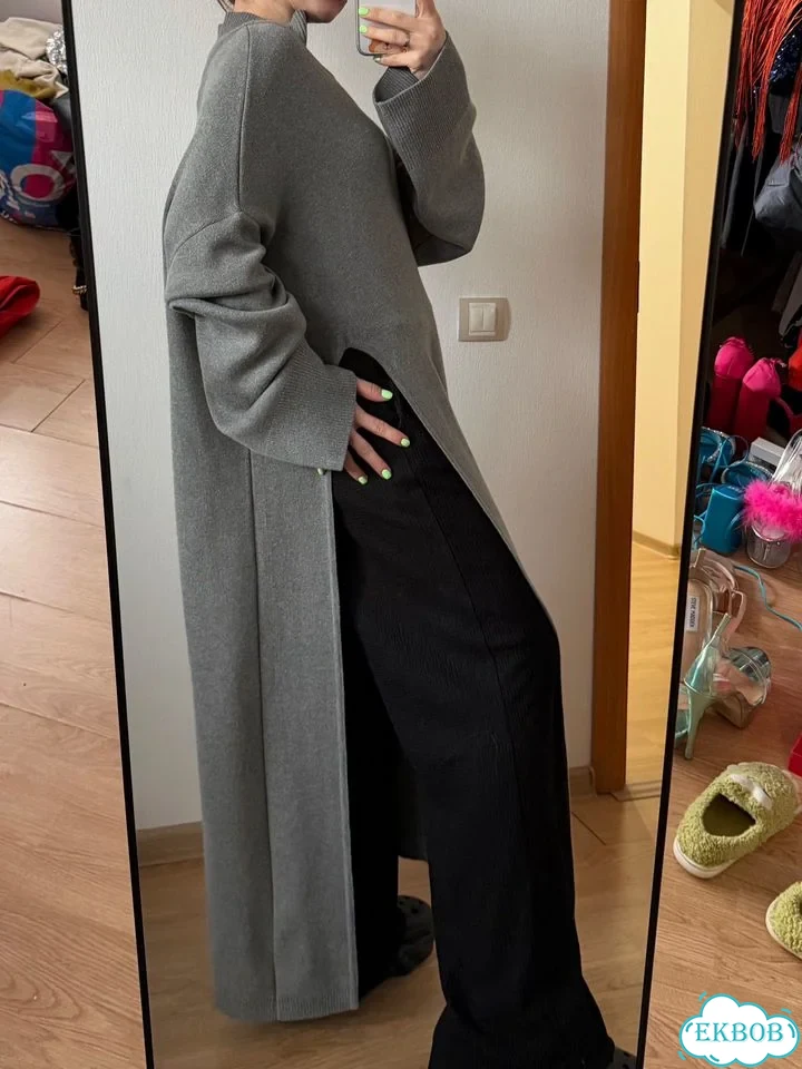 Elastic платье водолазка M L длинное фото 2
