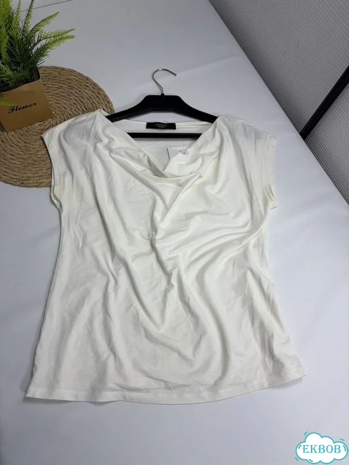 Футболка белая MaxMara 42/46 нф-8514 фото 2