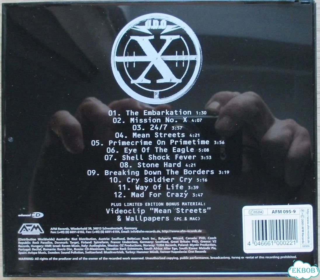 U.D.O. лимитированный CD пр-во Германия фото 2