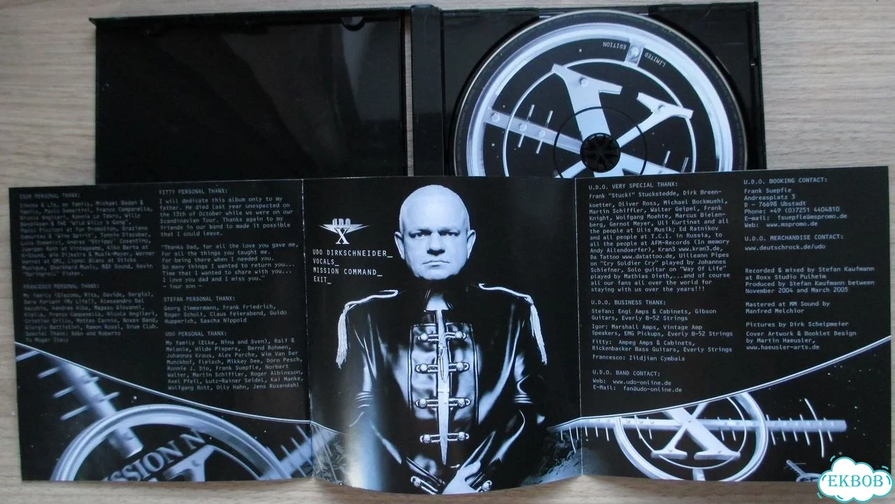 U.D.O. лимитированный CD пр-во Германия фото 5