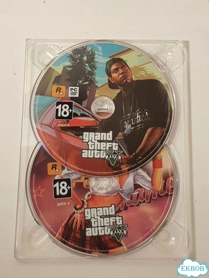 Grand Theft Auto 5 CD-диски для компьютера фото 5