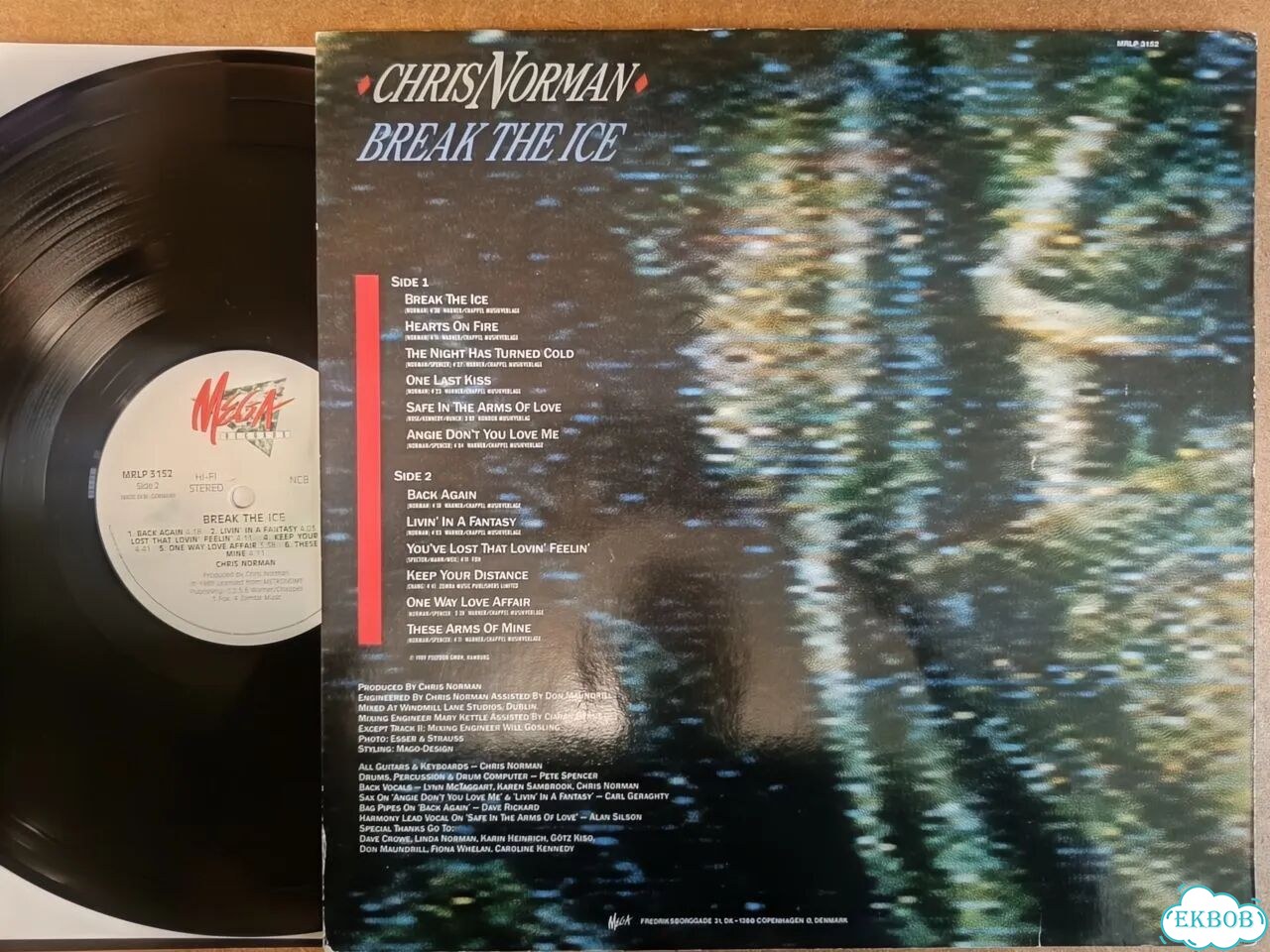 Chris Norman – Break The Ice (LP) 1989 фото 2