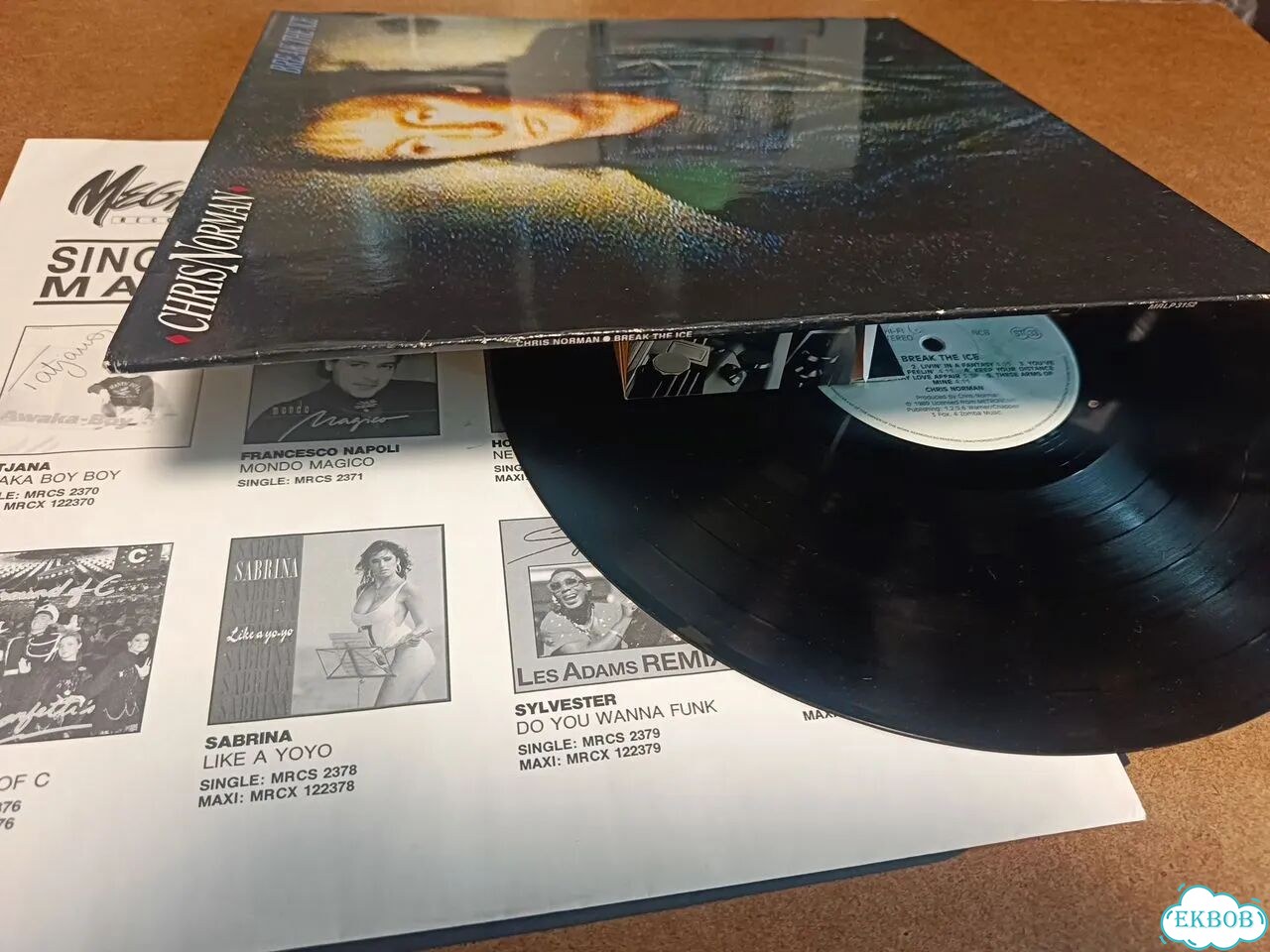 Chris Norman – Break The Ice (LP) 1989 фото 3