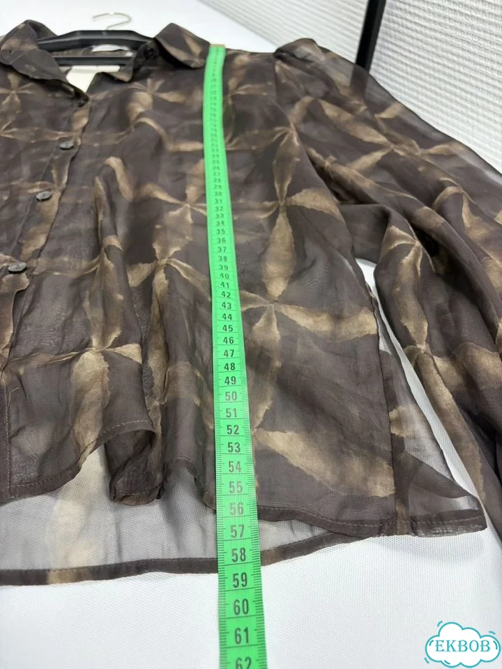 Рубашка Lime блузка шифон 46(M) нф-8525 фото 7