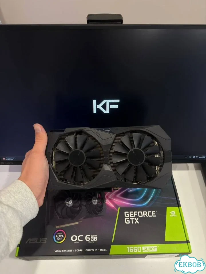 Видеокарта Asus GTX 1660 Super 6GB RoG Strix фото 1