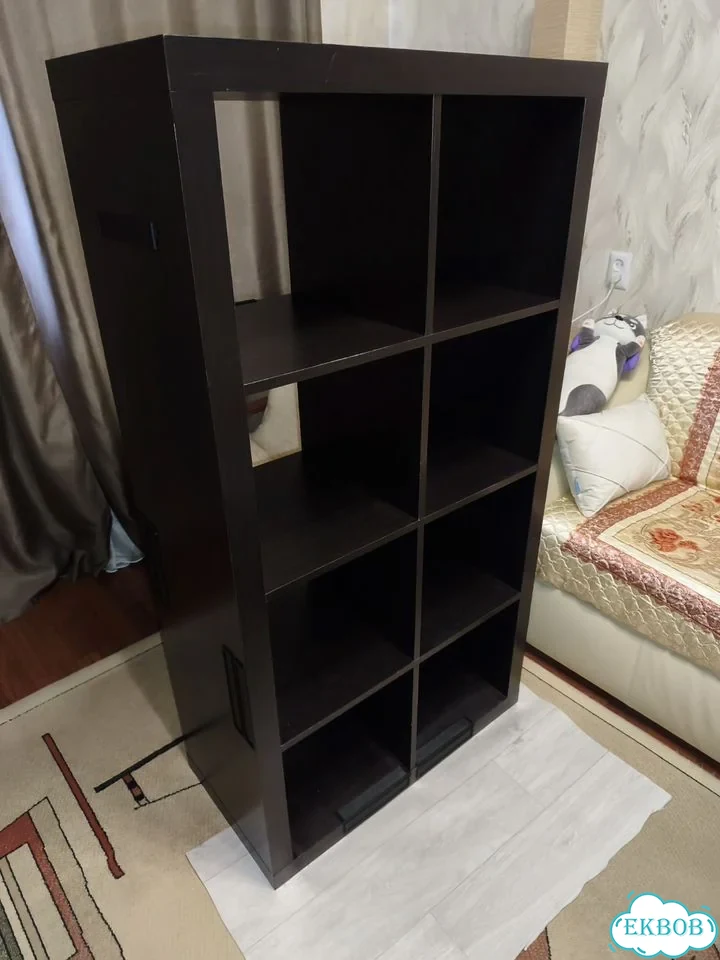 Стеллаж IKEA каллакс 8 ячеек фото 2
