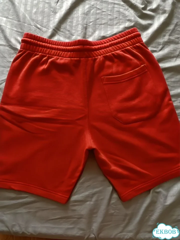 Шорты мужские H&M серые и красные фото 3