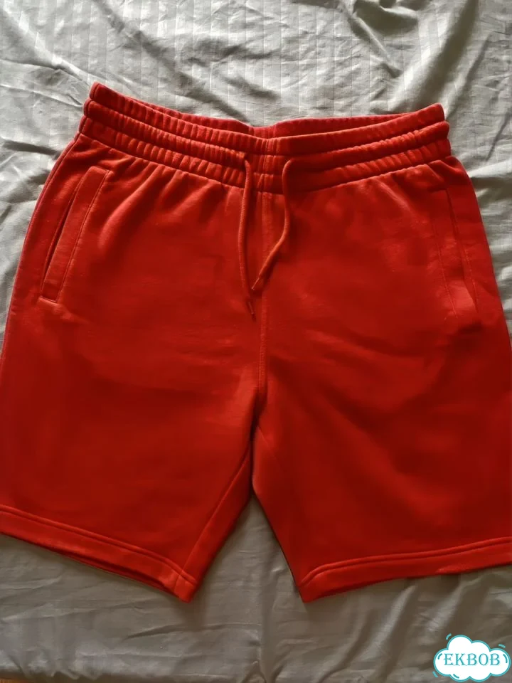 Шорты мужские H&M серые и красные фото 6