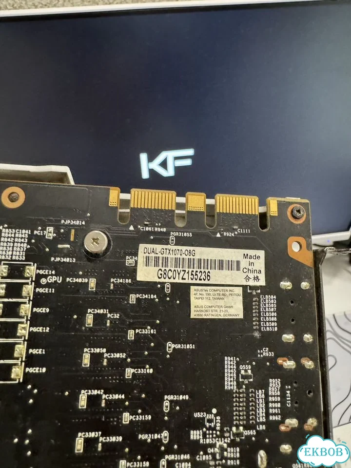 Видеокарта Asus GTX 1070 8GB Dual OC фото 3