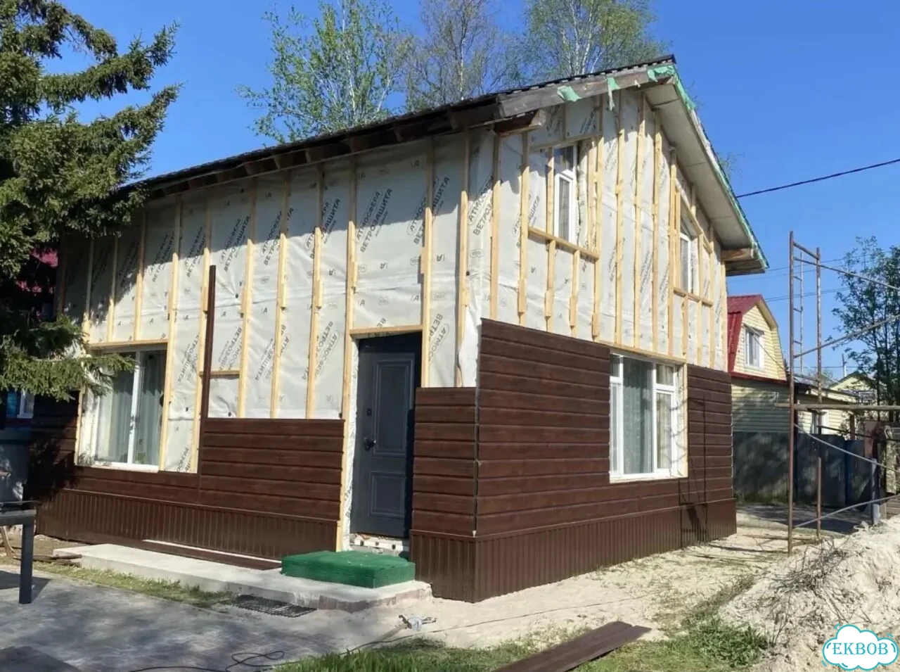 Отделка фасадов сайдингом и панелями фото 2