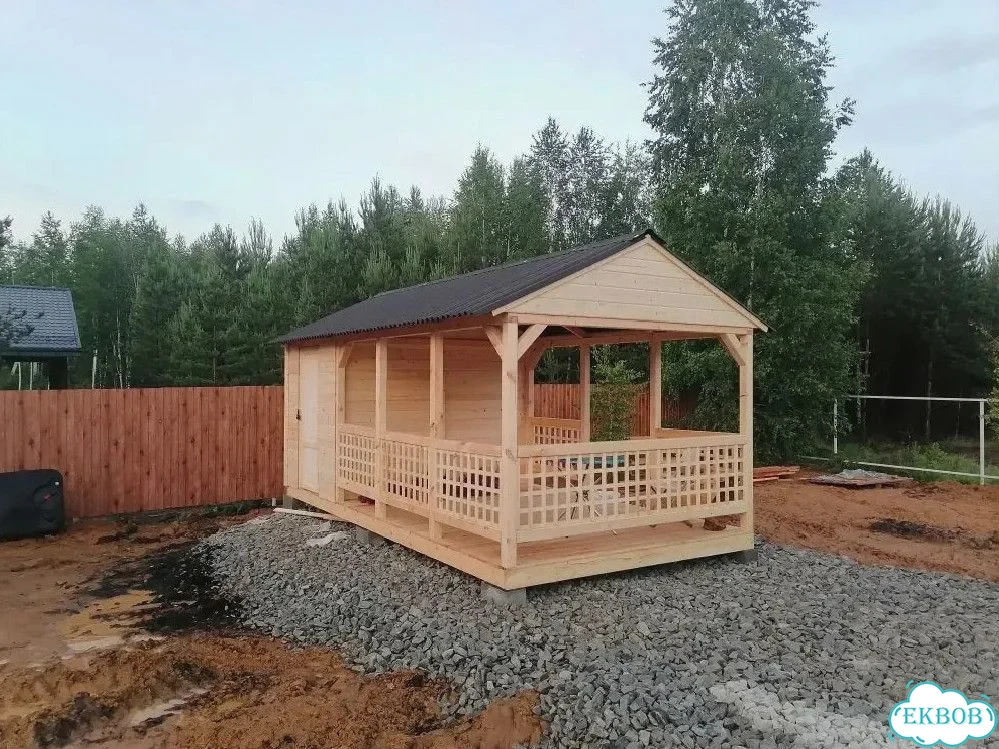 Беседка домик фото 1