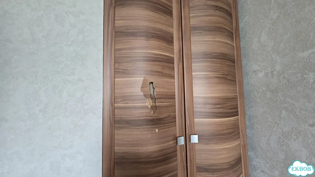 Шкаф распашной двухстворчатый фото 4