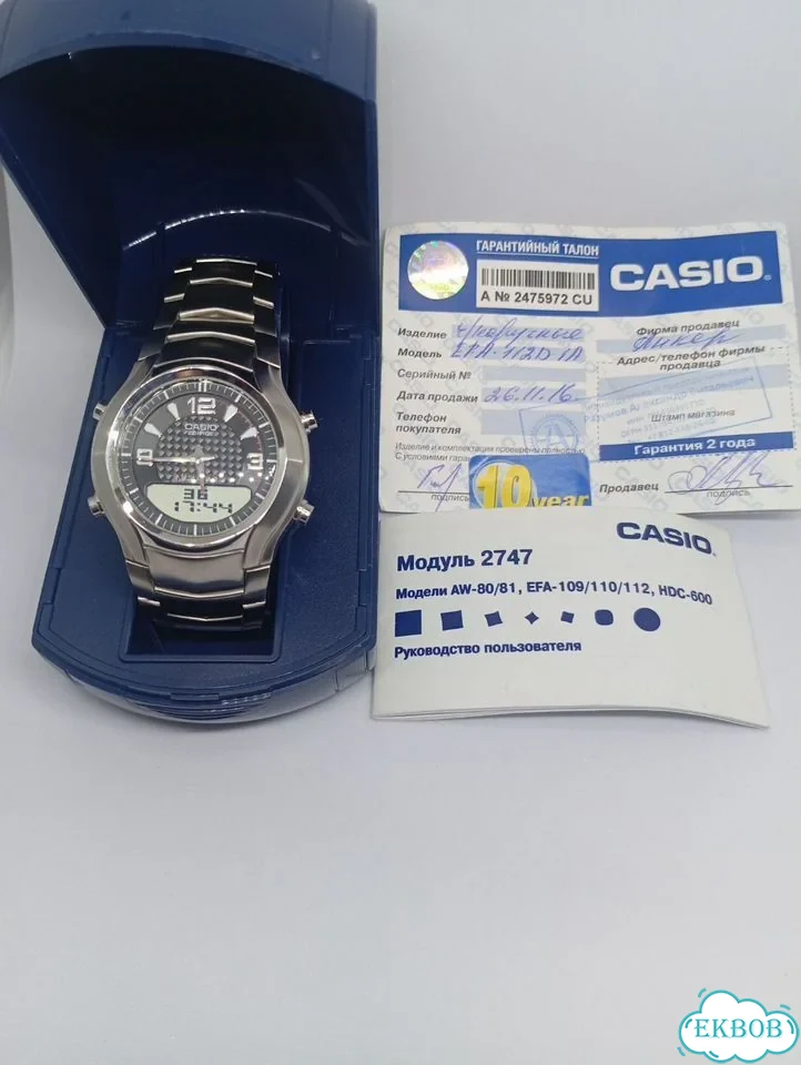 Наручные часы Casio Edifice EFA-112 фото 1